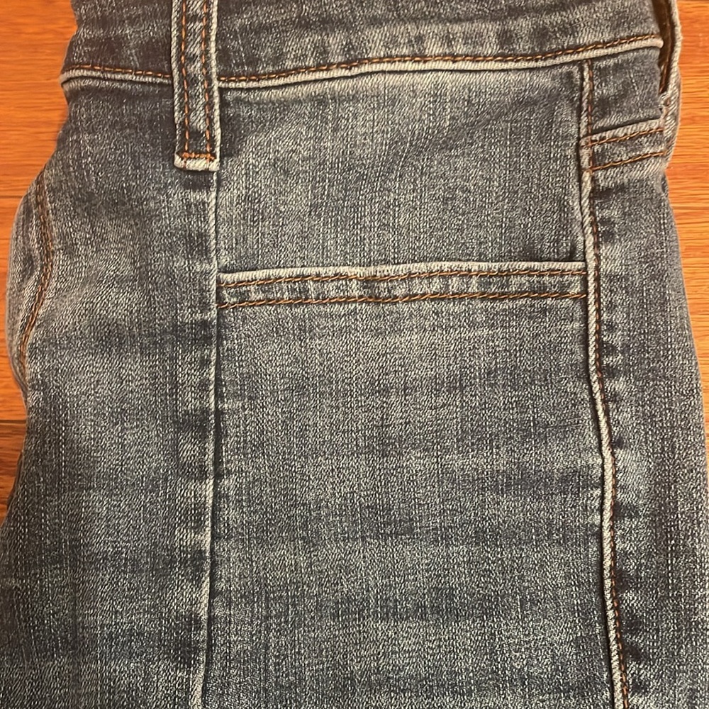 STS Blue Caroline High Rise Straight Leg Raw Hem Princess Seam Jean - size 27 - Picture 7 of 7